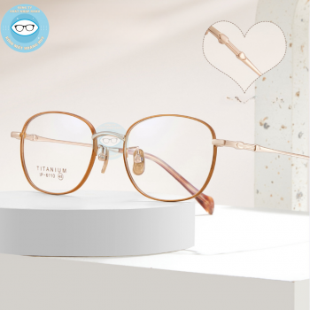 Gọng kính kim loại mã 6110